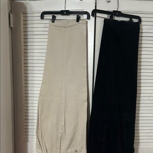 Perry Ellis Corduroy Pants in Black and Cream